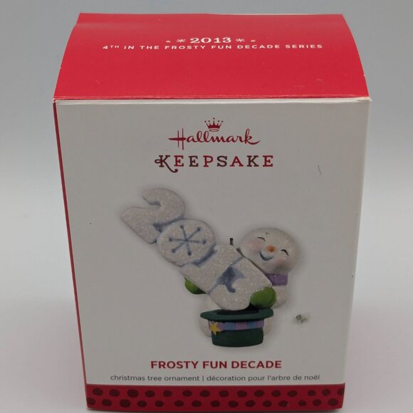 Hallmark Keepsake Frosty Fun Decade 2013 Christmas Ornament, 4th in the Series - Picture 7 of 9